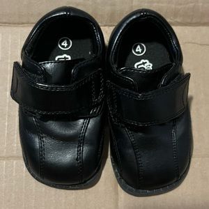 Baby boys black dress shoes